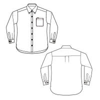 AITOZ（アイトス） ユニセックス 大きいサイズ 長袖ボタンダウンシャツ ヘリンボーン サックス 5L AZ-50403（直送品）