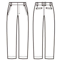 アイトス　ストレッチパンツ（男女兼用）　ブラック 3S　AZ50501-010-3S　1着　（直送品）