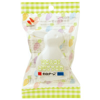 ニチバン　セロテープ（R）15mm×8m　うさぎカッター　コットンホワイト　CT-15UCW　3個　（直送品）