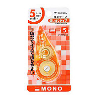 トンボ鉛筆【MONO】修正テープ 使いきりタイプ モノCF5 5mm×8m オレンジ CT-CF5C50　5個　（直送品）