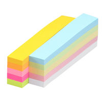 スリーエム　ポスト・イット ふせんハーフ カラーキューブ FC-2 ネオンカラー＆パステルカラー 75×12.5mm　3パック　（直送品）