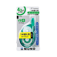 トンボ鉛筆【MONO】修正テープカートリッジ モノXY用 YR4 4.2mm×12m CT-YR4 4個（直送品）