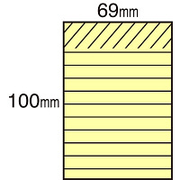 スリーエム　ポスト・イット ノート 罫線入り 643RP-50YL イエロー 100×69mm　4冊　（直送品）