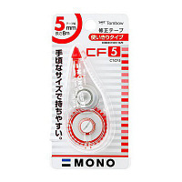 トンボ鉛筆【MONO】修正テープ 使いきりタイプ モノCF5 5mm×8m CT-CF5　5個　（直送品）