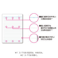 コクヨ キャンパスツインA6 50枚A罫 ス-T158A-B 1冊