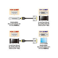 サンワサプライ HDMIーDVIケーブル KM-HD21-20K 1本