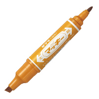 ゼブラ ハイマッキー　ライトブラウン 7本 油性マーカー 油性ペン MO-150-MC-LE　（直送品）