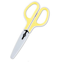 プラス はさみ フィットカットカーブ フッ素 WH/YL 34546 1セット(3本)（直送品）