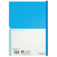 コクヨ キャンパスノートパラクルノB5B罫80枚 ノ-R8BN-LB 1セット(5冊)