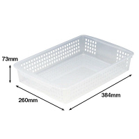 和泉化成 インデックスバスケットワイド2 クリア 3050C 1個