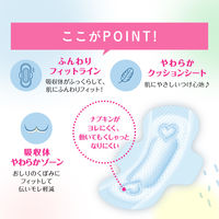 【生理用品】 ナプキン ふつう～多い日の昼用 羽つき 20.5cm エリス 新・素肌感 1パック (20枚×2コパック) 大王製紙