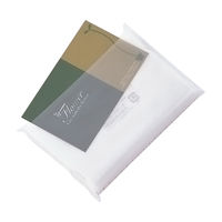 カードホルダー付きポケットティシュ　ブルー　1箱（500個入）　河野製紙