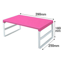 リヒトラブ 机上台 幅390mm ハイタイプ 赤 A7331-3