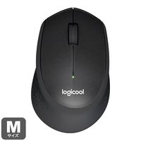 ロジクール（Logicool） 無線（ワイヤレス）マウス M331 SILENT PLUS ブラック 光学式/3ボタン/静音タイプ/2年保証 M331BK