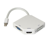 Vodaview　変換アダプタ　miniDisplayport　to　HDMI/VGA/DVI　VV-MDP-HVD-W-DO