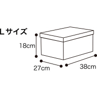 ラドンナ Toffy マジックボックス（Ｌ）ブラウン 幅380mm TMX-002N-CBR