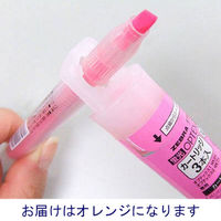 ゼブラ 蛍光オプテックス1・2用カートリッジ オレンジ RWK8-OR 1ケース（3本入）