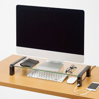 キングジム デスクボード （USBハブ付） ブラック THDBU-20K 1台