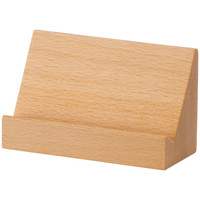 スマイル カードスタンド 木製 ナチュラル　743289