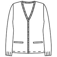 FOLK(フォーク) 　ナースカーディガン ネイビー M A303 1枚（直送品）