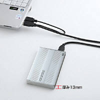 サンワサプライ 2.5インチハードディスクケース TK-RF25USVLN（直送品）