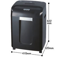 ナカバヤシ パーソナルシュレッダー526 マイクロクロスカット NSE-526BK