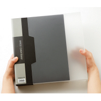 キングジム　クリアーファイルカラーベース（タテ入れ）　A4タテ　100ポケット　青　132-5C