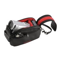 エレコム ZEROSHOCKデジタルビデオカメラケース Mサイズ ZSB-DV008BK