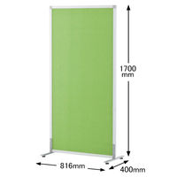 アール・エフ・ヤマカワ アルミフレームスクリーン 掲示板 クロス グリーン 幅816×高さ1700ｍｍ RFSCRH-GN 1台