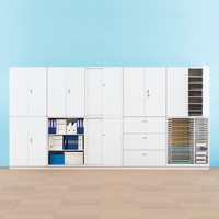 イトーキ サリダストレージ 2段 引違い 上置用 ホワイト 幅800×奥行450×高さ692mm 1台