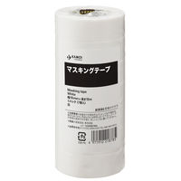 【マスキングテープ】 カモ井加工紙 「現場のチカラ」 マスキングテープ 18mm×18m 白 1セット（70巻入×3箱）  オリジナル