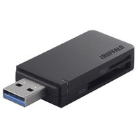バッファロー 高速カードリーダー USB3.0対応 BSCR26TU3BK（直送品）