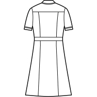 AITOZ（アイトス） パイピングワンピース（ナースワンピース） 半袖 レモンイエロー M 861364-119　白衣