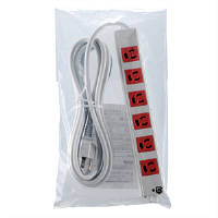 サンワサプライ 工事物件タップ ホワイト（レッド） 抜け止め機能/マグネット付/RoHS指令対応 3P式 6個口 3m TAP-K6-3R 1個（直送品）