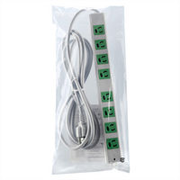 サンワサプライ 工事物件タップ グリーン 抜け止め機能/マグネット付/RoHS指令対応 3P式 8個口 3m TAP-K8-3G 1個（直送品）