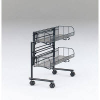 オカムラ ワイヤータイプ関連販売ラック 7PB09P Z25（直送品）