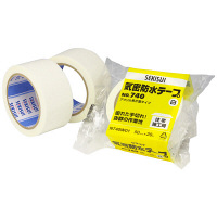 積水化学工業 気密防水テープ No.740 片面粘着タイプ 白 幅50mm×長さ20m 1巻