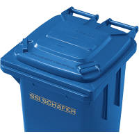 山崎産業 YAMAZAKI ゴミ箱/トラッシュカン（120L以上）大型フタ付ペール　ウェイストペールGMTー120 ブルー YW-106L-PC 1台（直送品）