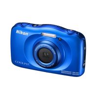 ニコン デジカメ COOLPIX W100 BL ブルー クールピクス 1317万画素 光学3倍 防塵6級 防水8級 耐衝撃 Wi-Fi対応