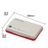 シヤチハタ　スタンプ台　赤　1個　HGA-2AS-R　 オリジナル