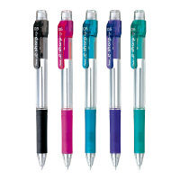 ぺんてる ドットイーシャープペンシル 5本パック 軸色込 アソート XAZ125-5