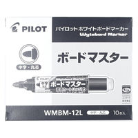 パイロット ホワイトボードマーカー ボードマスター 中字丸芯 緑 WMBM-12L-G 1セット（30本）