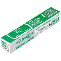 ライオン事務器 つづりひも 再生ポリエステル 45cm ボックス入り No.185P 1箱（100本入）