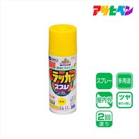 【ラッカー スプレー】 アサヒペン アスペン ラッカースプレー 黄色 as01 300ml 1セット（6本：1本×6）