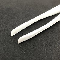 アズワン 耐酸性ピンセット 扁平 ポリブチレンテレフタレート(PBT) K35A 1本 1-1487-05（直送品）