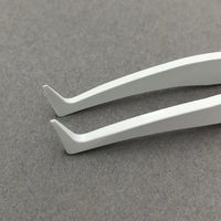 アズワン 耐酸性ピンセット 細 ポリブチレンテレフタレート(PBT) K6 1本 1-1487-02（直送品）