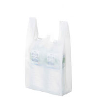 国産レジ袋　乳白　30号　1セット（12000枚：1000枚入×12箱）　福助工業  オリジナル