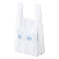 国産レジ袋　乳白　35号　1セット（12000枚：1000枚入×12箱）　福助工業  オリジナル