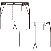 AITOZ（アイトス） ナースパンツ（ブーツカット） 女性用 ホワイト L 861354-001　白衣