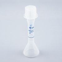 ユラボジャパン スクリューキャップ付きPPメスフラスコ 10mL 677891 1個 1-2174-01（直送品）